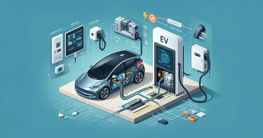 Components of an EV Charging Station dsfd